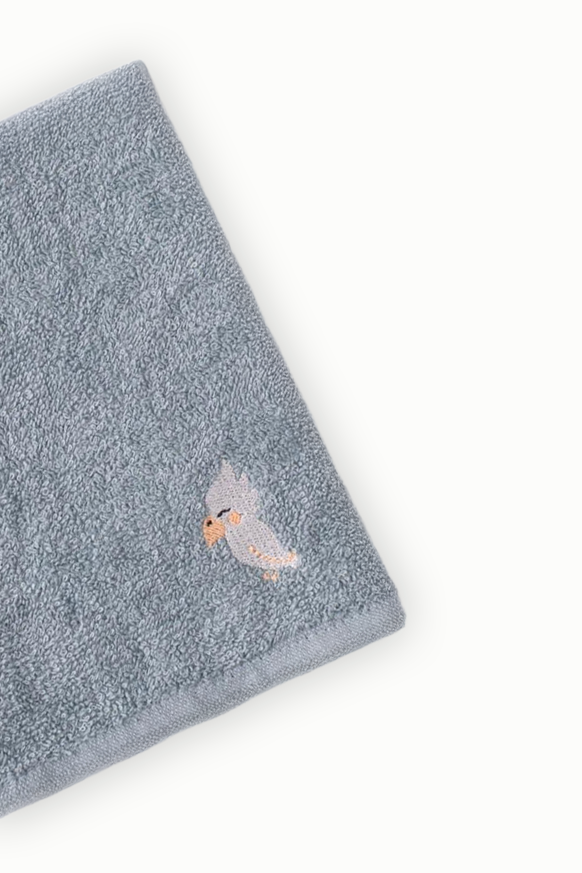 Uygun BebeBebek Havlu Banyo Kesesi Ağaçkakan Nakışlı MaviHavlu & Bornoz