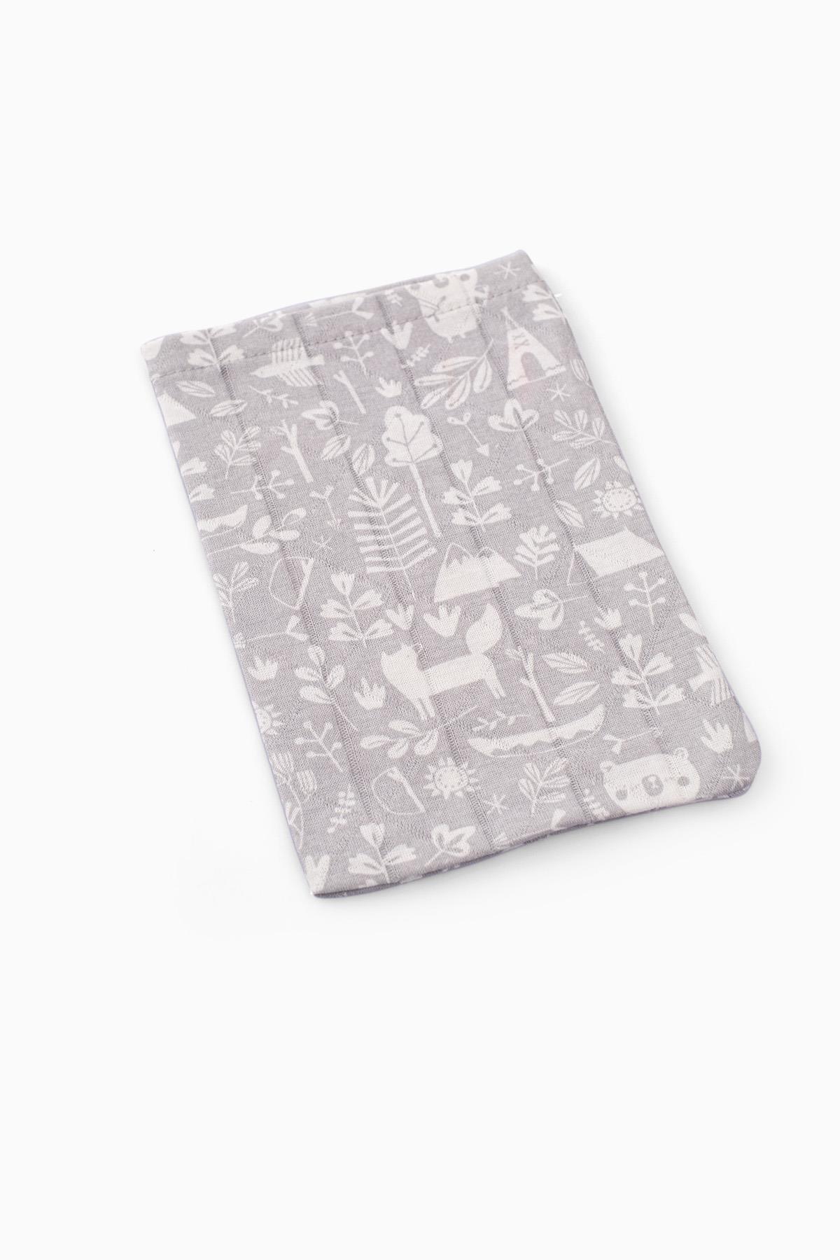 Bebek Müslin Kamp Desenli Gri |   Uygunbebe.comHavlu & Bornoz Bebek Müslin Kamp Desenli Gri Boumini