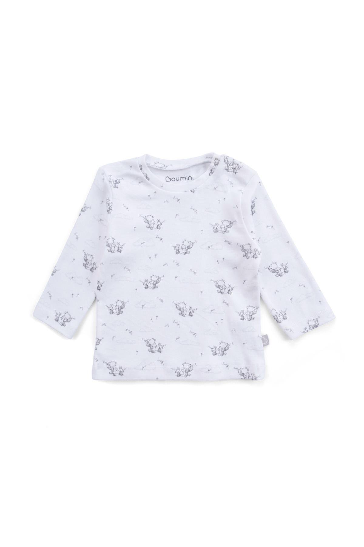 Uygun BebeBebek ve Çocuk Pijama Takımı Winni Pooh BeyazErkek Bebek Pijama Takımı