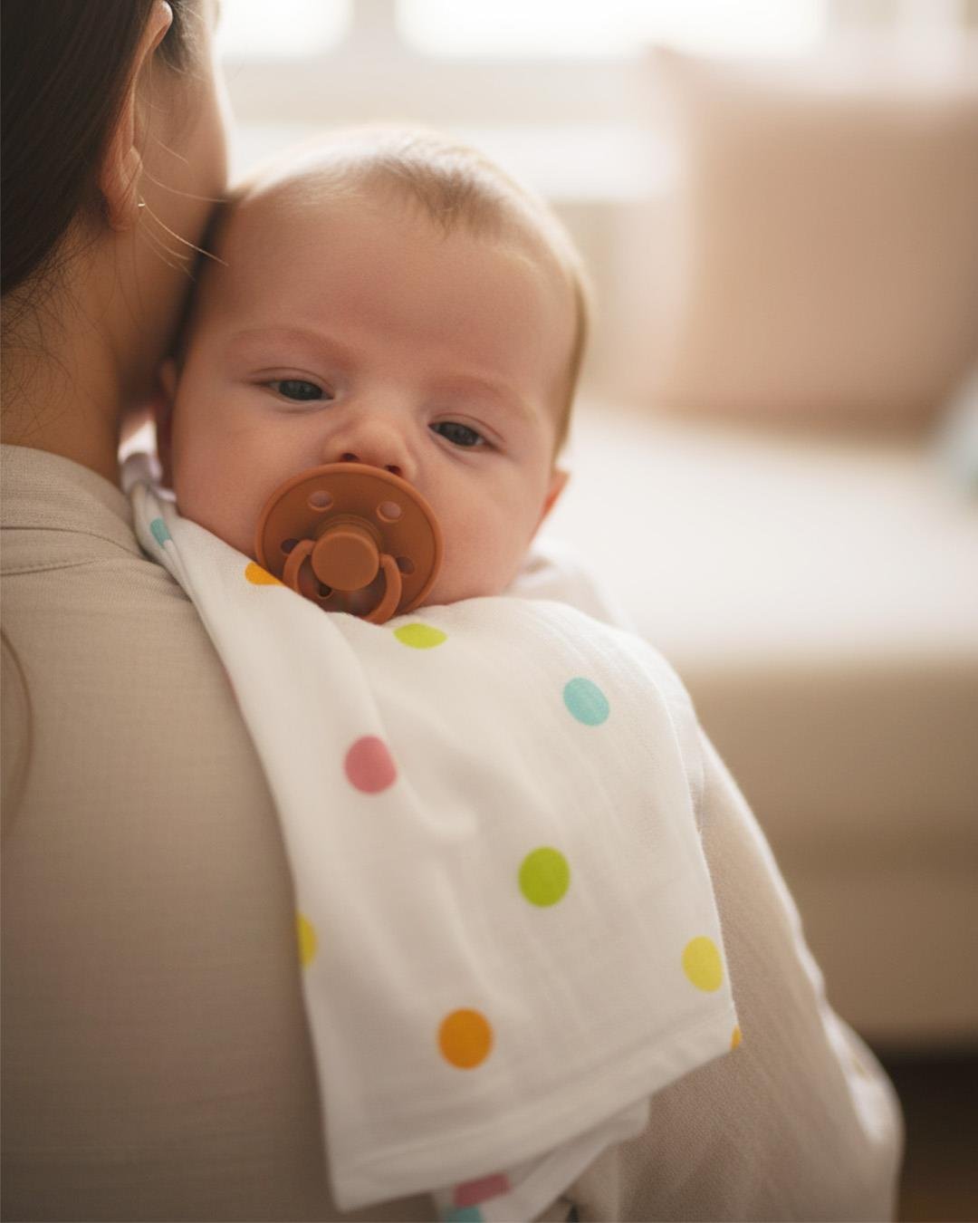 BouminiBoumini Bebek Omuz ve 3'lü Ağız Bezi Renkli PuantiyelerAğız & Omuz Bezi