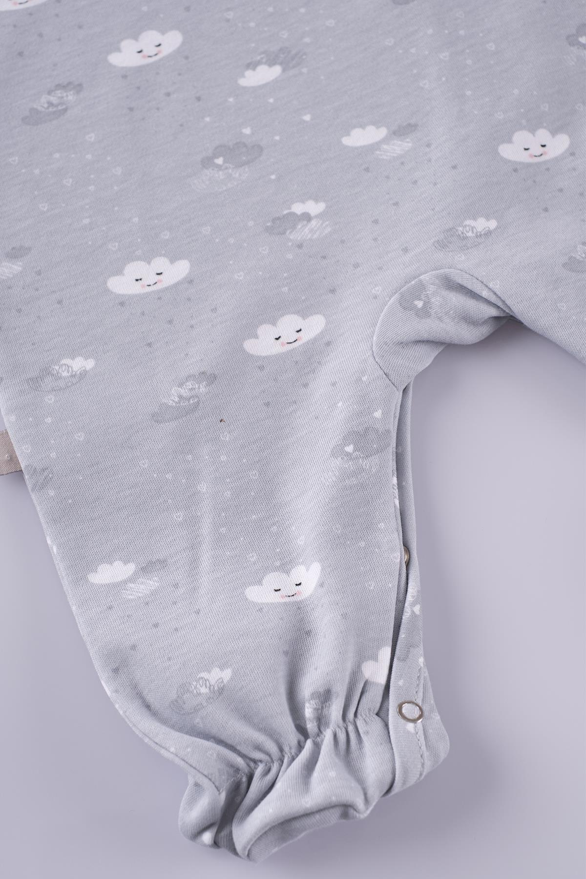 Boumini Bebek Patikli Bebek Tulumu Gülen BulutlarTulum Boumini Bebek Patikli Bebek Tulumu Gülen Bulutlar Boumini