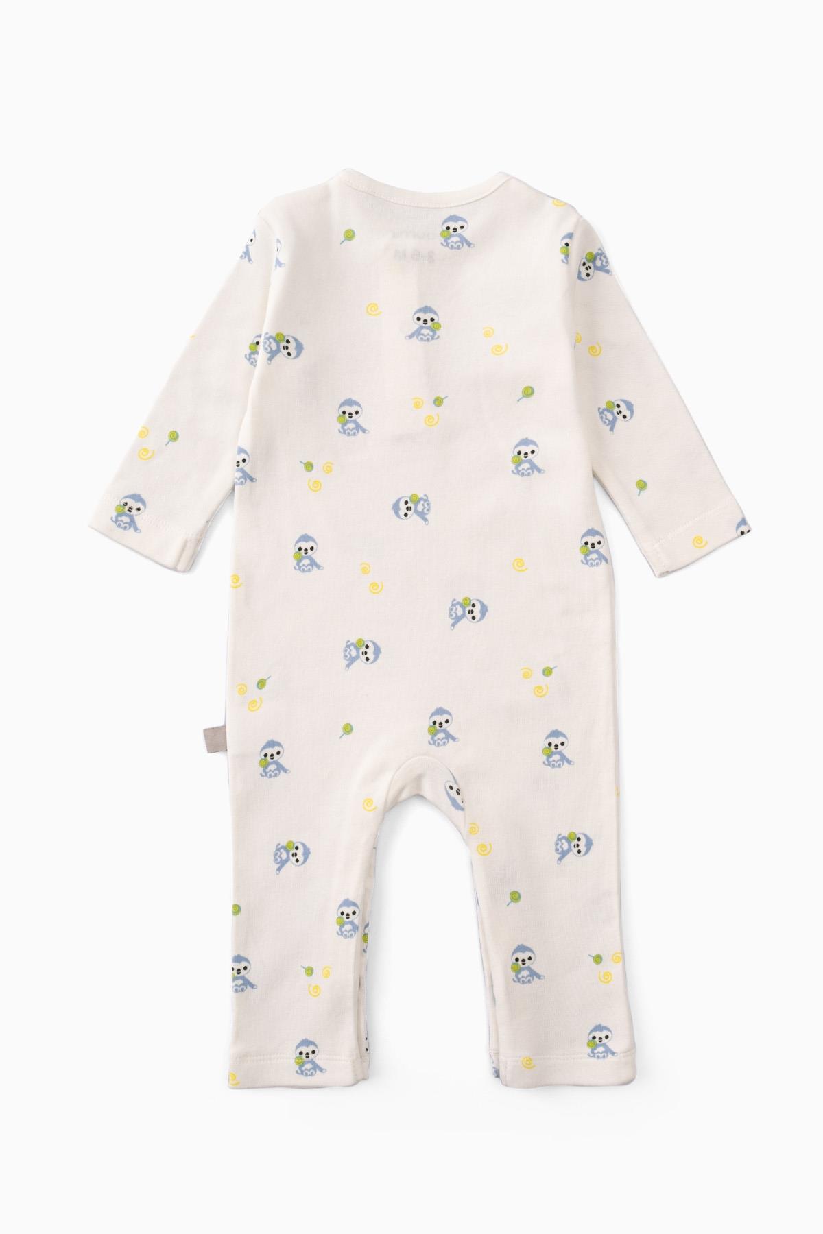 Boumini Bebek Uzun Kollu Çıtçıtlı Tulum Mavi MiskinTulum Boumini Bebek Uzun Kollu Çıtçıtlı Tulum Mavi Miskin Boumini