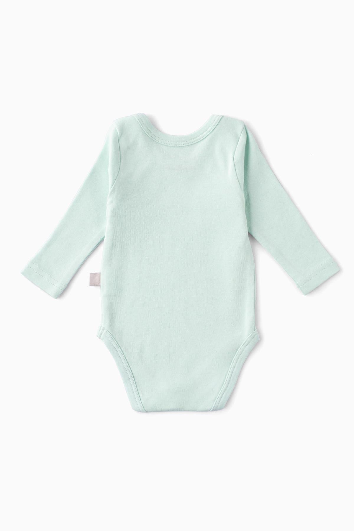 Boumini Uzun Kollu Bebek Çıtçıtlı Body Yeşil | BouminiBody&Zıbın Boumini Uzun Kollu Bebek Çıtçıtlı Body Yeşil  Boumini