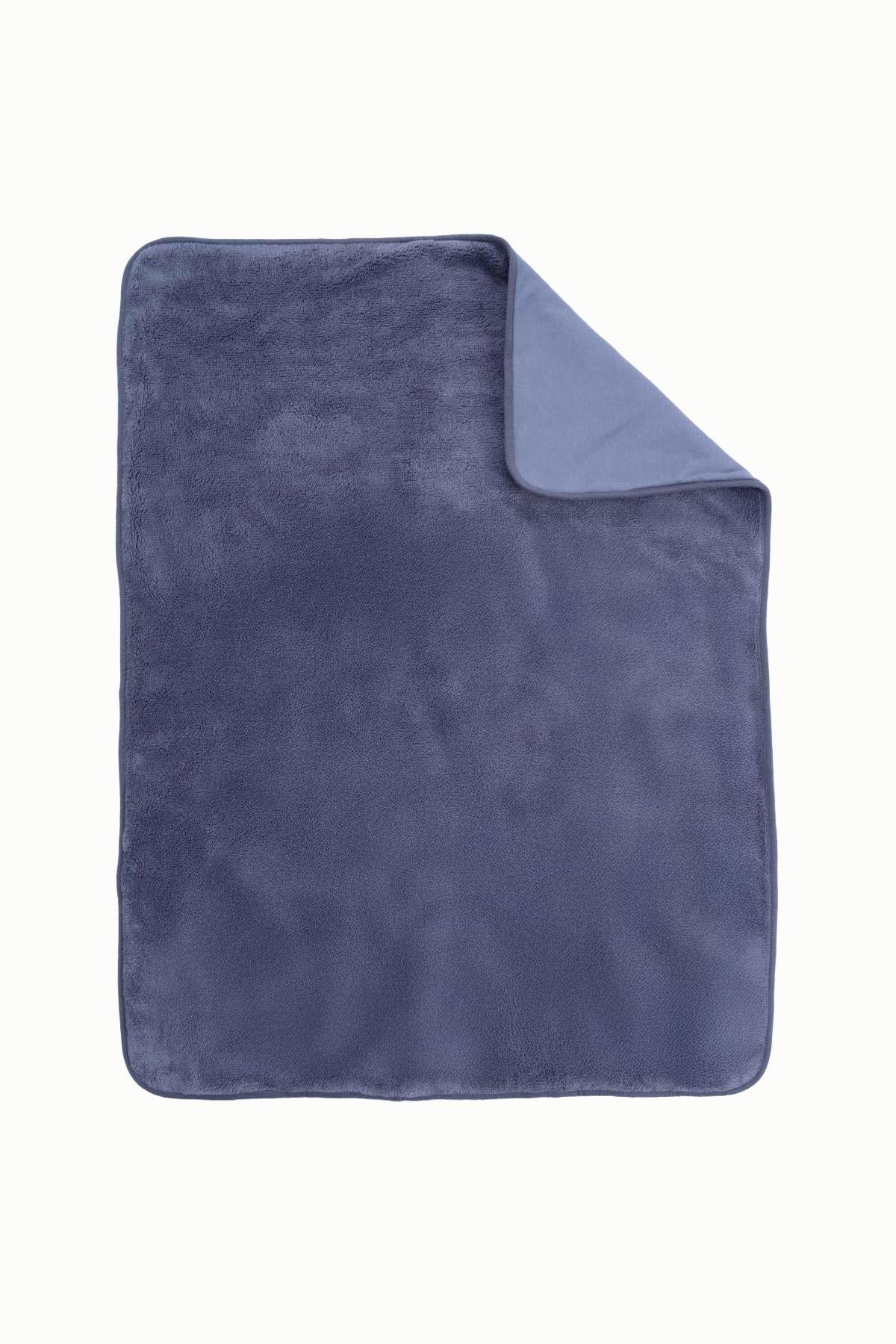 Uygun BebeBoumini Wellsoft Çift Taraflı Bebek Battaniyesi 75x95 cm AntrasitBattaniye