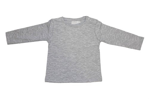 Bulut Desenli Unisex Bebek Tişörtü