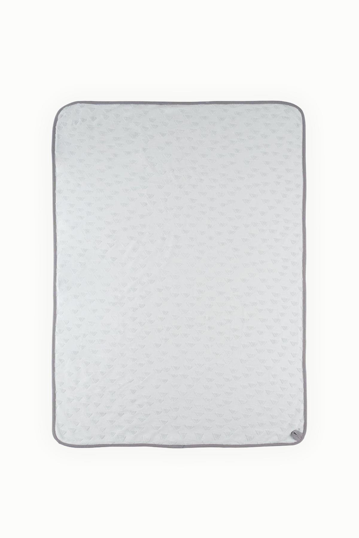 Uygun BebeÇift Katlı Bebek Battaniyesi Üçgen Yıldız Desenli Yeşil 80x100 cmBattaniye