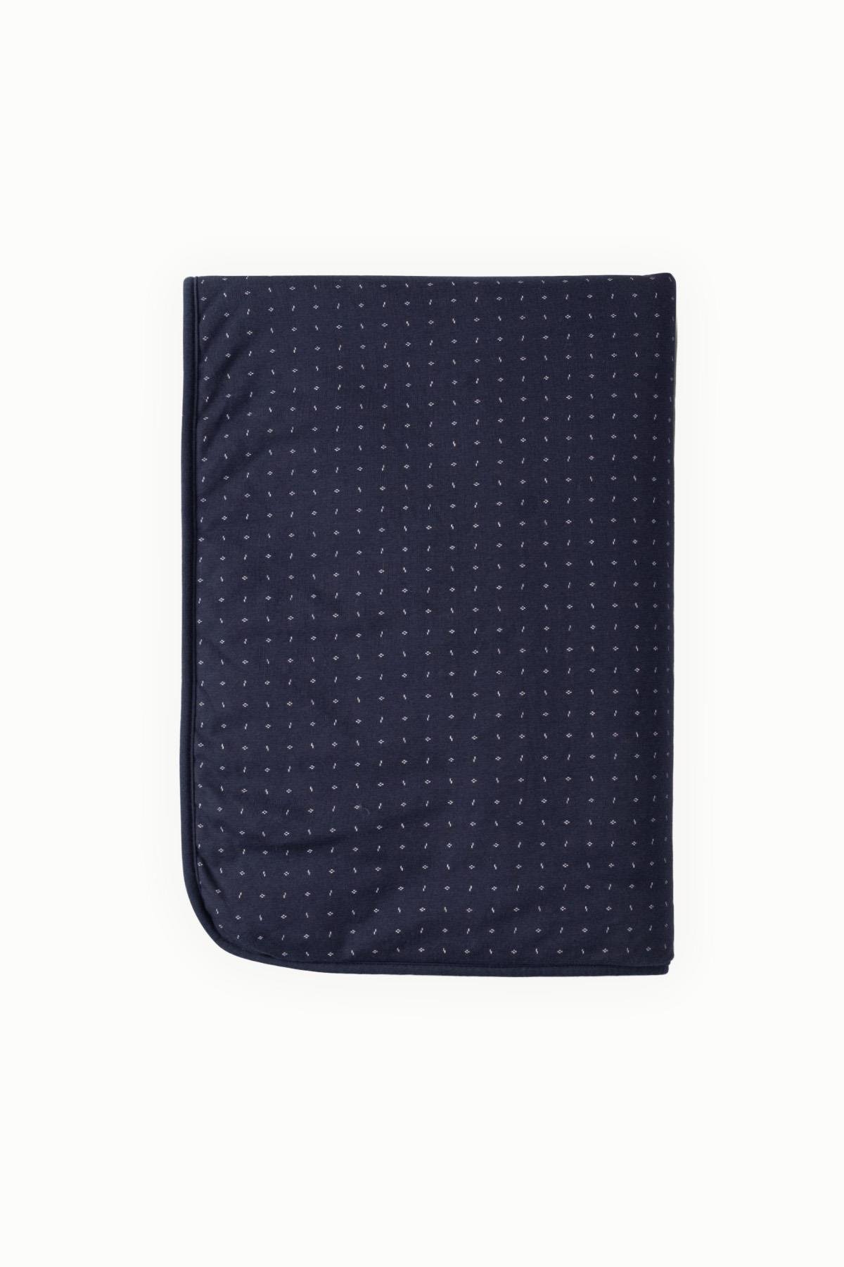 Uygun Bebeİçi Welsoft Peluş Bebek Battaniyesi Lacivert 75x100 cm Battaniye