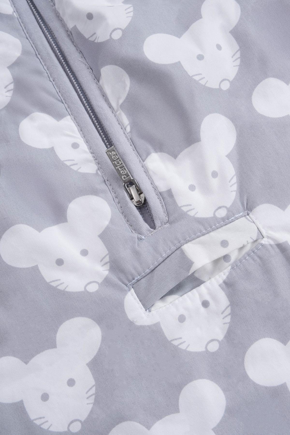 Uygun BebeKolsuz Bebek Uyku Tulumu 70cm GriUyku Tulumu