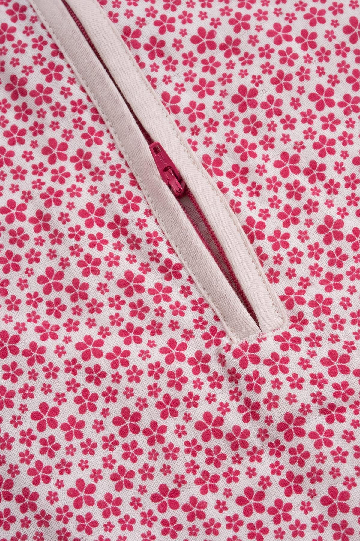 Uygun BebeKolsuz Uyku Tulumu Pembe Çiçekli 70 cmUyku Tulumları