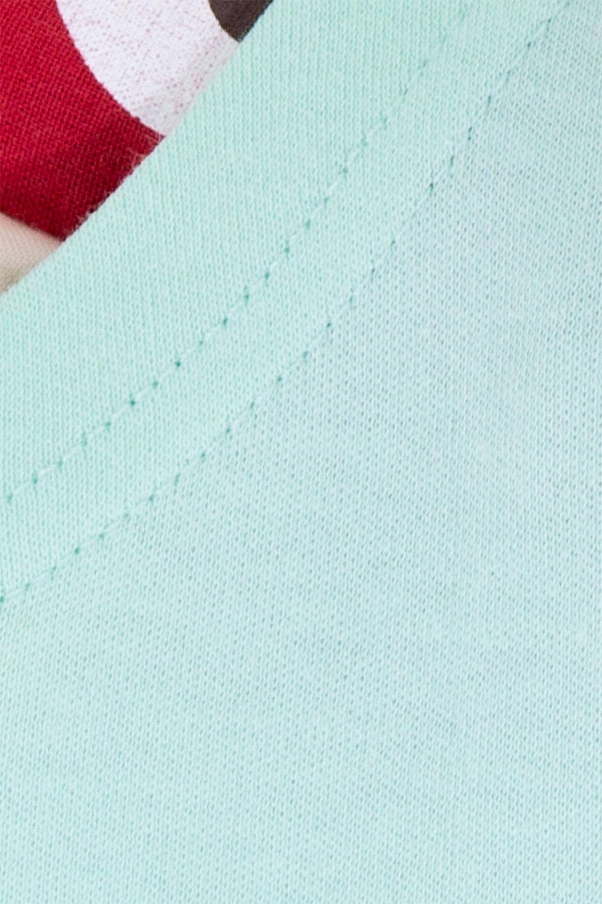 Pantolon Şort Boumini Bebek Çocuk Şalvar Pantolon Desensiz Mint Boumini