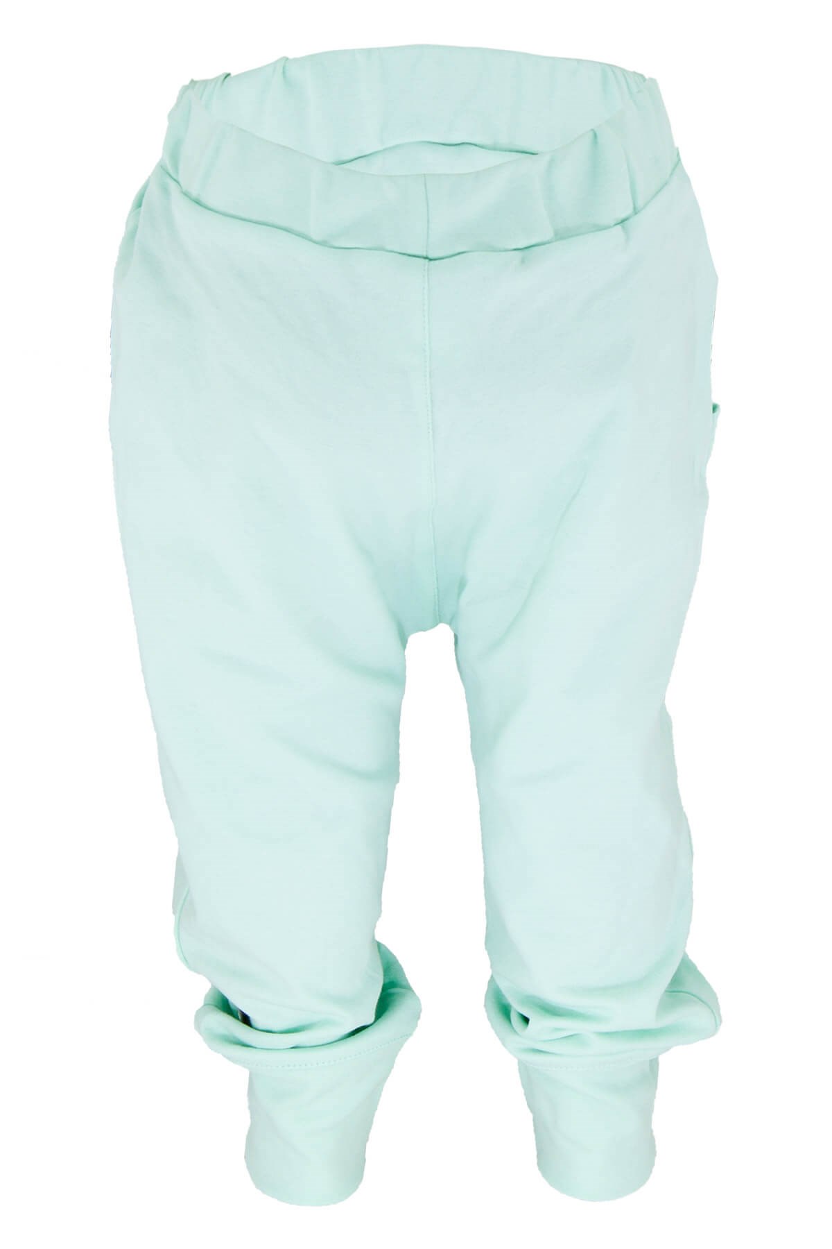 Pantolon Şort Boumini Bebek Çocuk Şalvar Pantolon Desensiz Mint Boumini