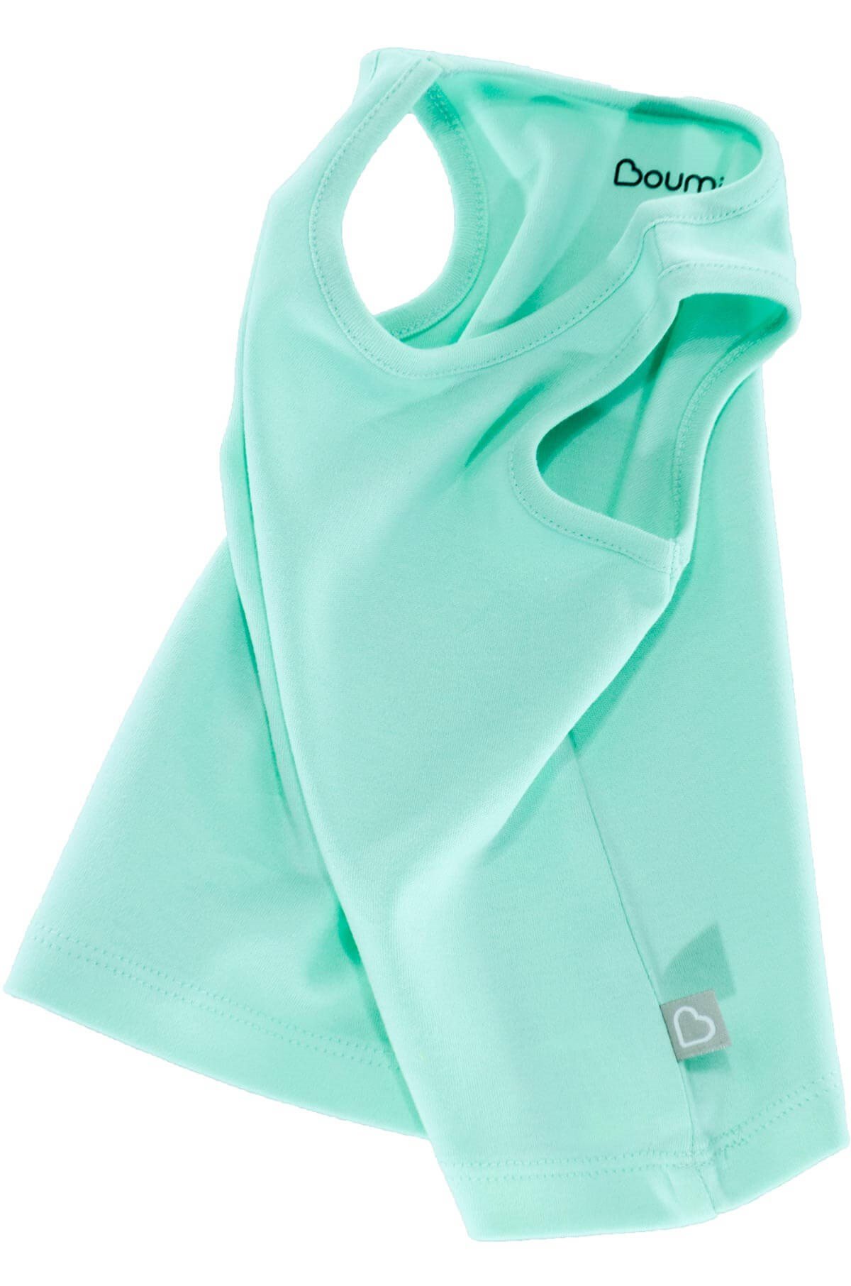 Tişört Boumini Bebek Çocuk Askılı Tişört Desensiz Mint Boumini