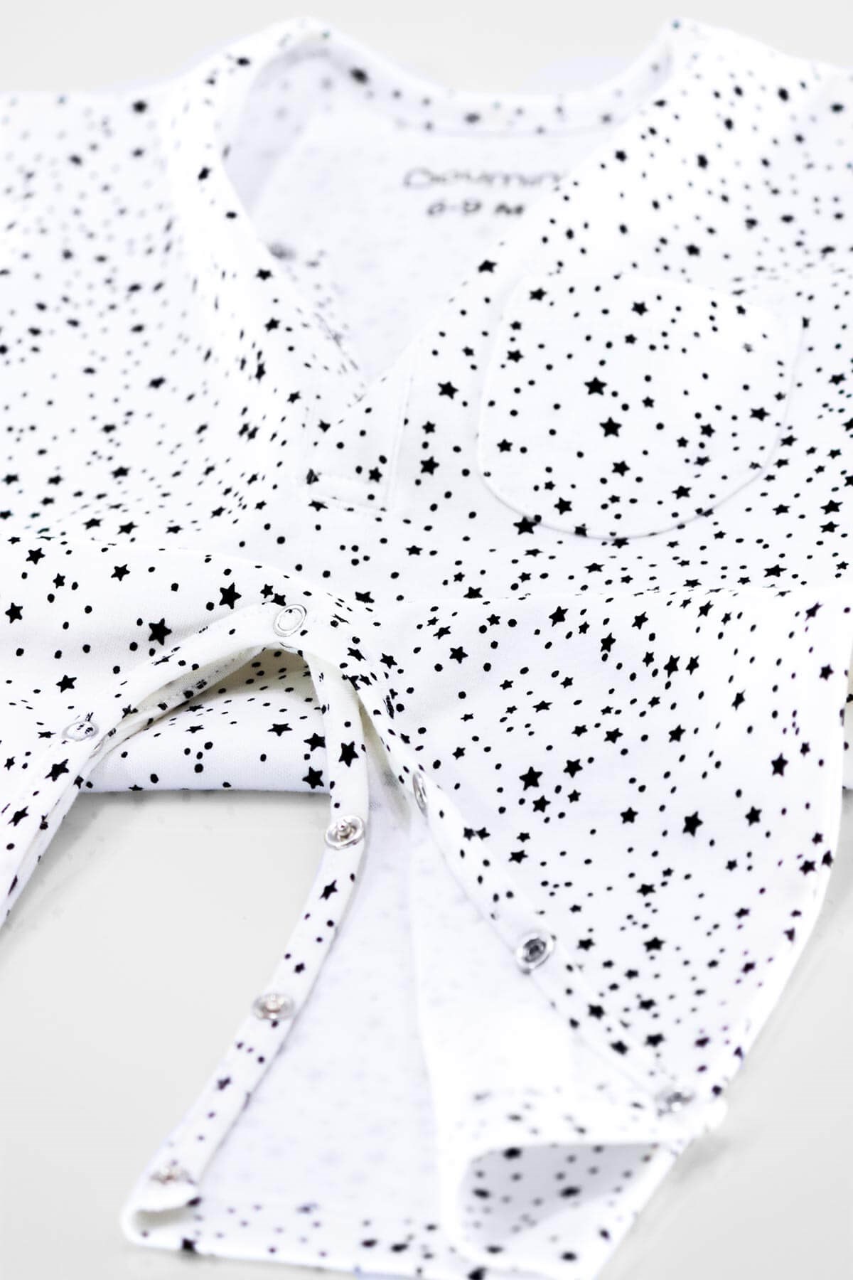 Tulum Boumini Bebek Çocuk Kolsuz Uzun Bacaklı Çıtçıtlı Tulum Yıldız Tozu Boumini