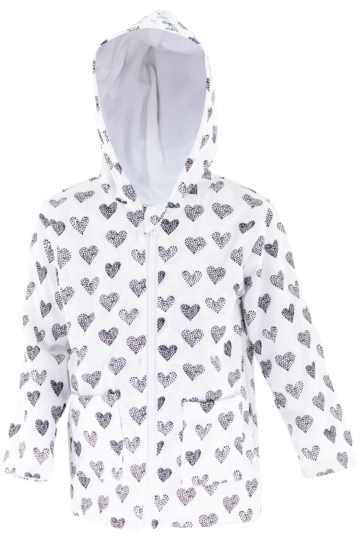 Yağmurluklar Montlar Boumini Su Geçirmez Çocuk Yağmurluk Kapüşonlu Kalpler Boumini