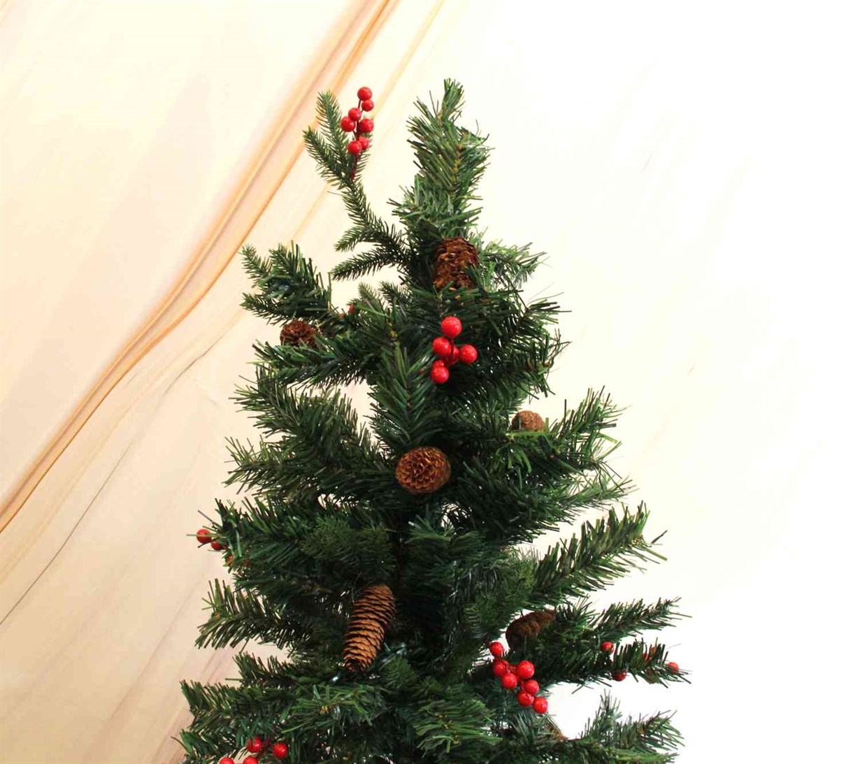 2020  ÇAM AĞACI KOZALAKLI BERRYLİ 180 CM 850 TIPS BYL 1313 OZC* - Netodan Gelenler