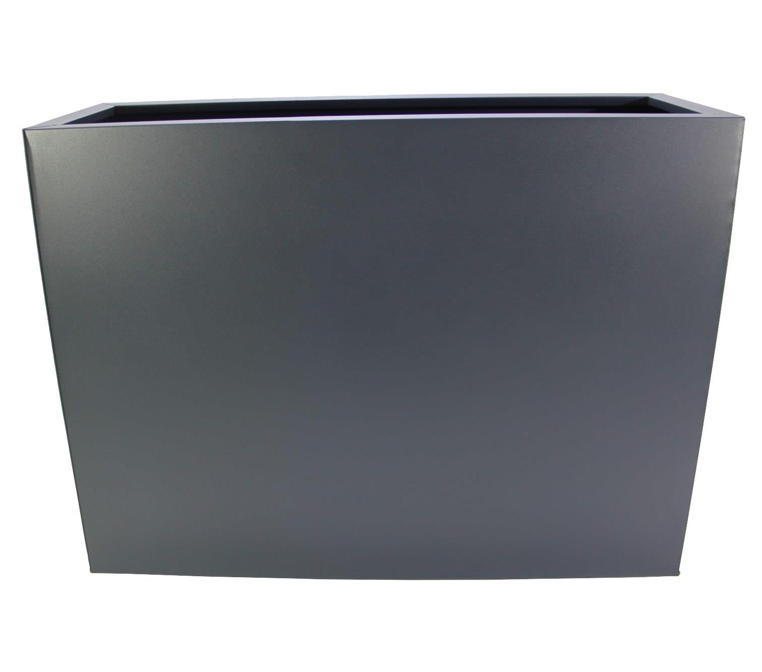 2025*DİKDÖRTGEN GALVANİZ SAKSI GRİ 60X80X28CM EFS* - Netodan Gelenler