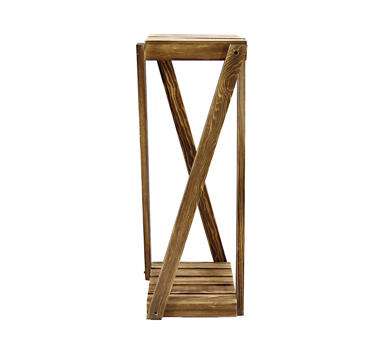 Ahşap Çiçek Sehpası 70 cm - Ahşap Ürünler