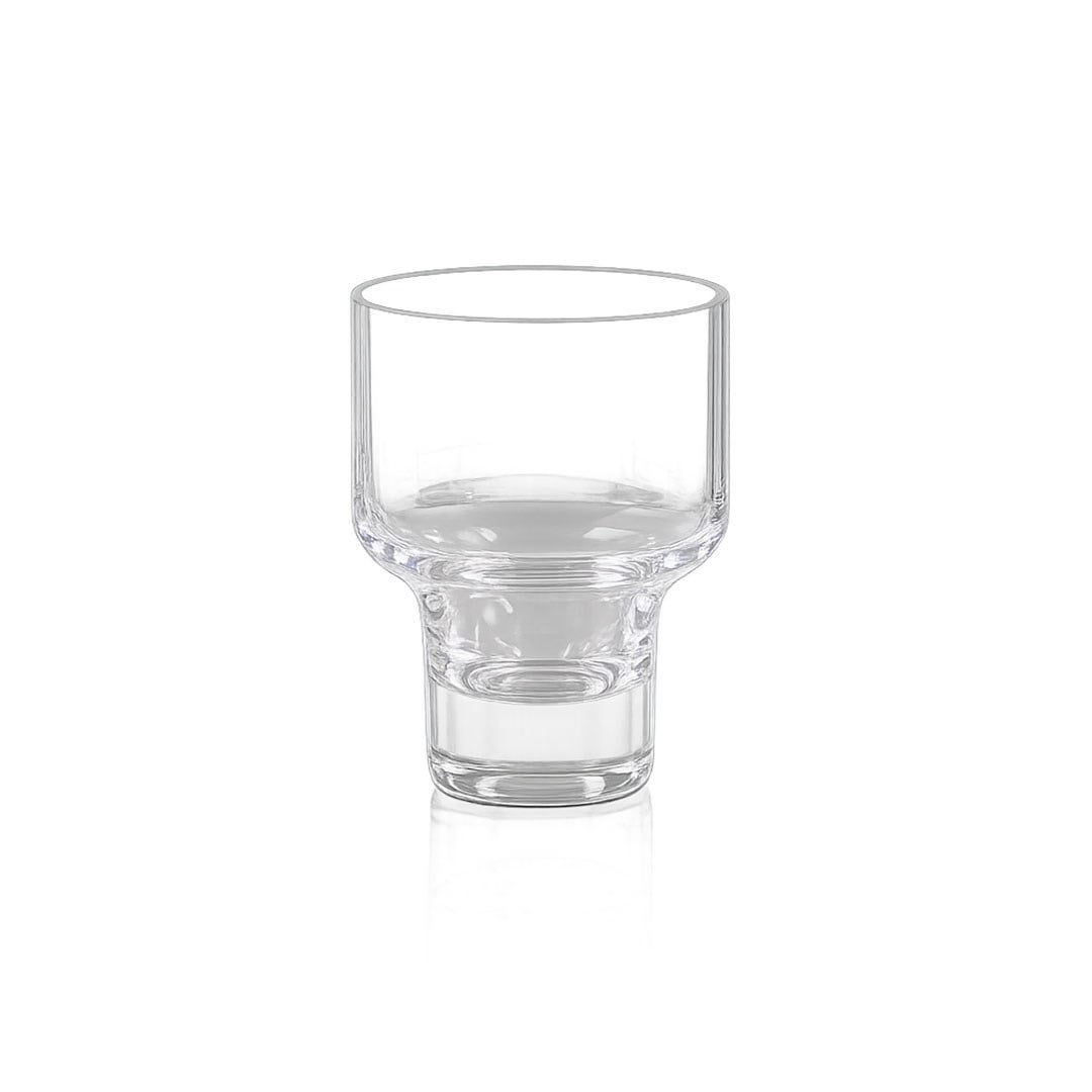 Ayaklı Kadeh Formlu Cam Mumluk Şeffaf 13 cm - Kategorisiz