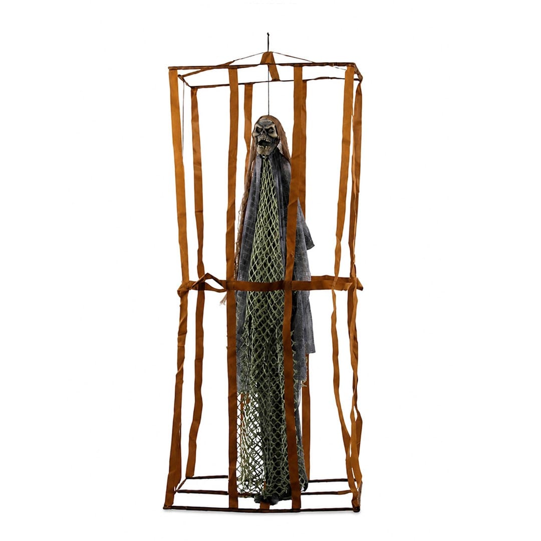 Cadılar Bayramı Hapsedilmiş Asılabilir Uzun İskelet 90 cm - Halloween