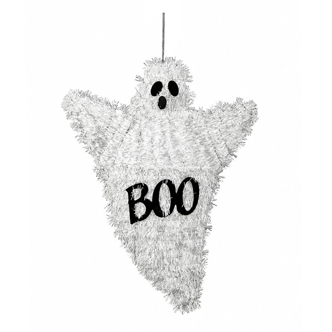 Cadılar Bayramı Süs Hayalet Boo Baskılı Beyaz 45 cm - Kategorisiz