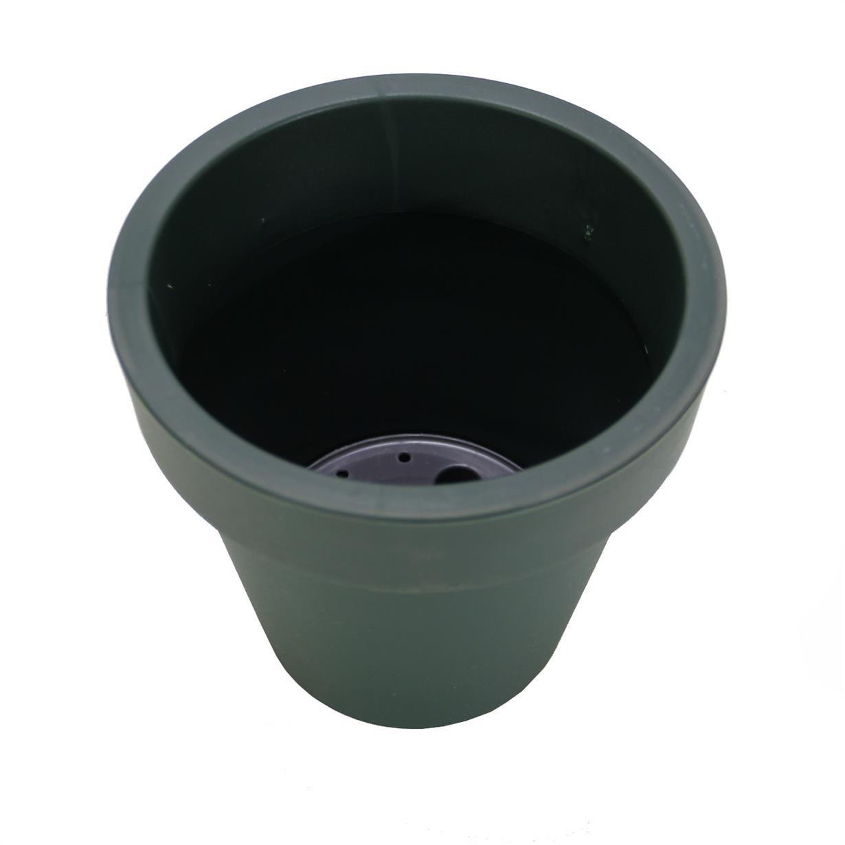 Koyu Yeşil Saksı 18 cm - Ağaç ve Çiçek Saksıları