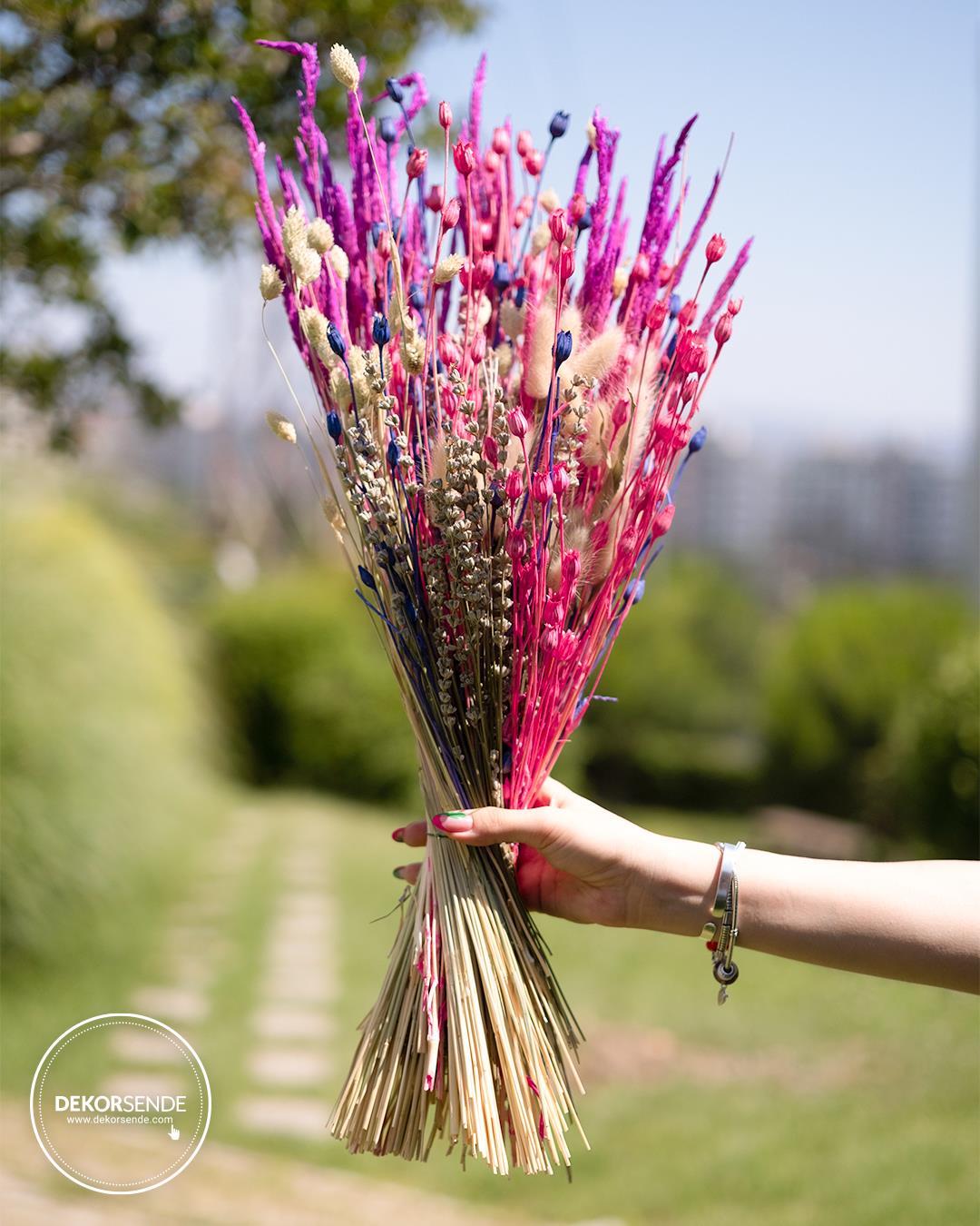 Kurutulmuş Lavanta Demeti - Doğal Kurutulmuş Çiçek