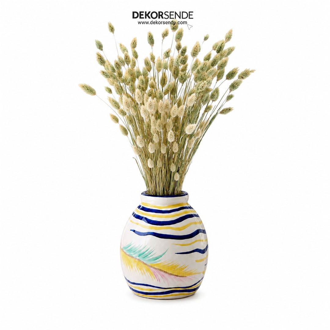 Kurutulmuş Phalaris (Kuş Ot) Demet Natürel - Doğal Kurutulmuş Çiçek