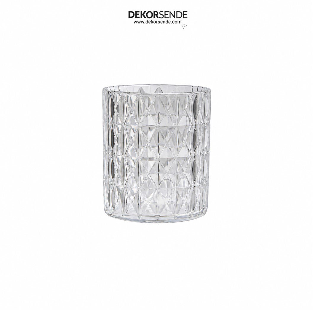 Plastik Pilli Mum Tealight Şeffaf 7,5 cm - Kategorisiz