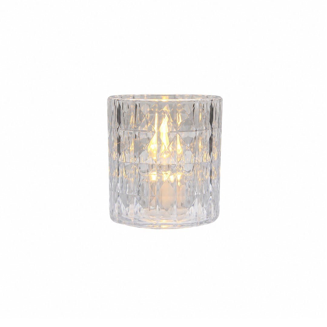 Plastik Pilli Mum Tealight Şeffaf 7,5 cm - Kategorisiz