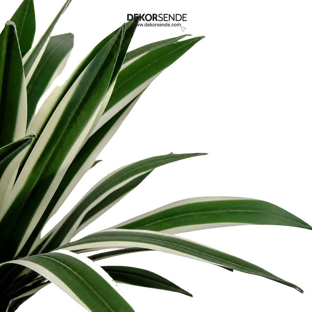 Yapay Agave Ağaç Alacalı Yeşil 55 cm - Kategorisiz