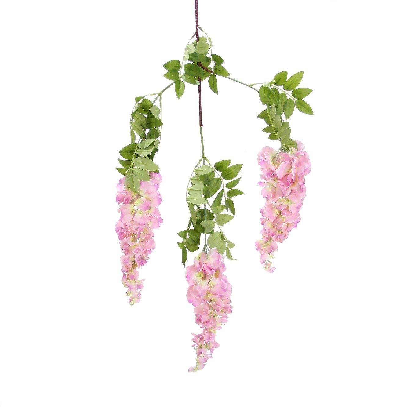 Yapay Akasya Sarkıt Pembe 105 cm - Yapay Çiçek Dalları ve Demetleri