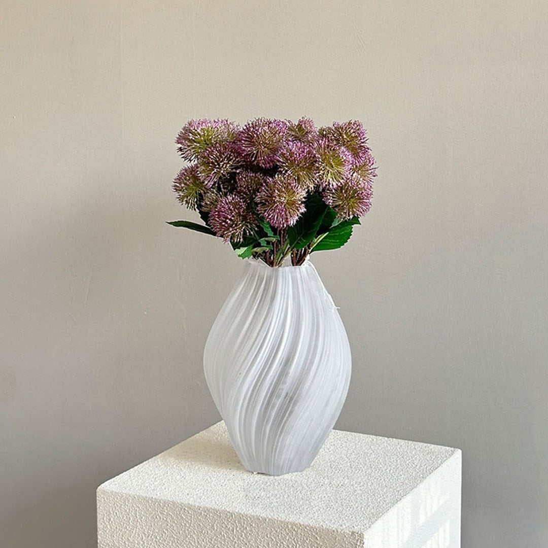 Yapay Allium Dal 5 Kafalı Mor 55 cm - Yapay Çiçek Dalları ve Demetleri