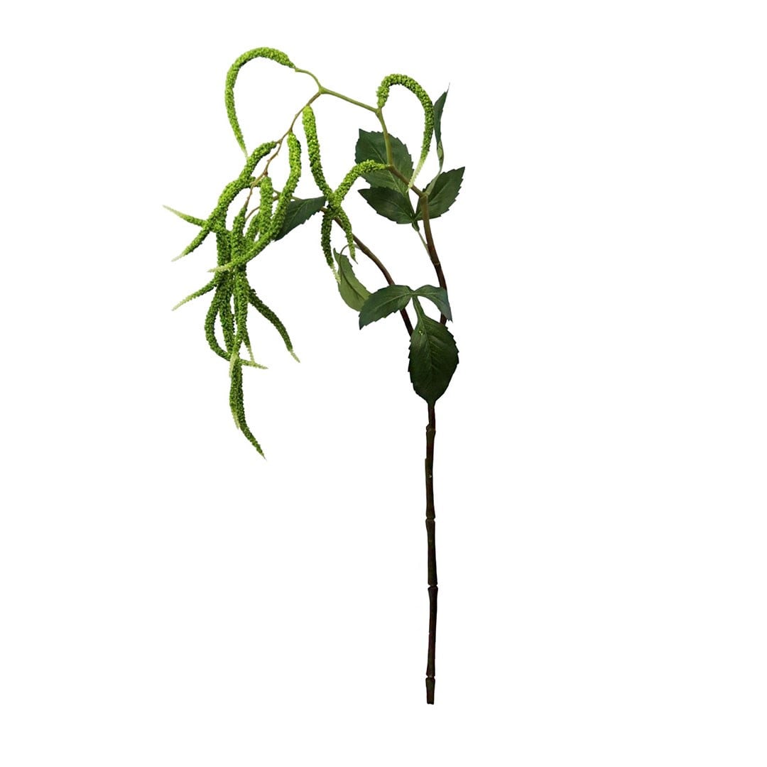 Yapay Amarantus (Amaranthus) Dal Yapraklı Yeşil 90 cm - Yapay Çiçek Dalları ve Demetleri