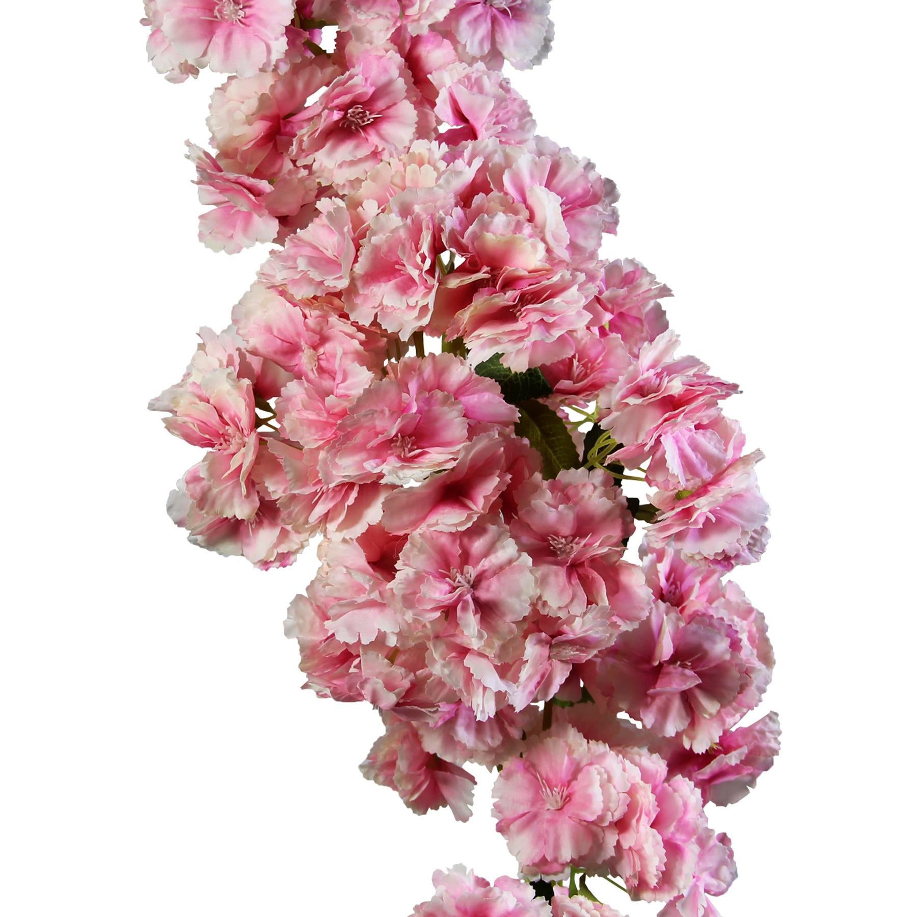 Yapay Bahar Dal Koyu Pembe 95 cm - Yapay Çiçek Dalları ve Demetleri
