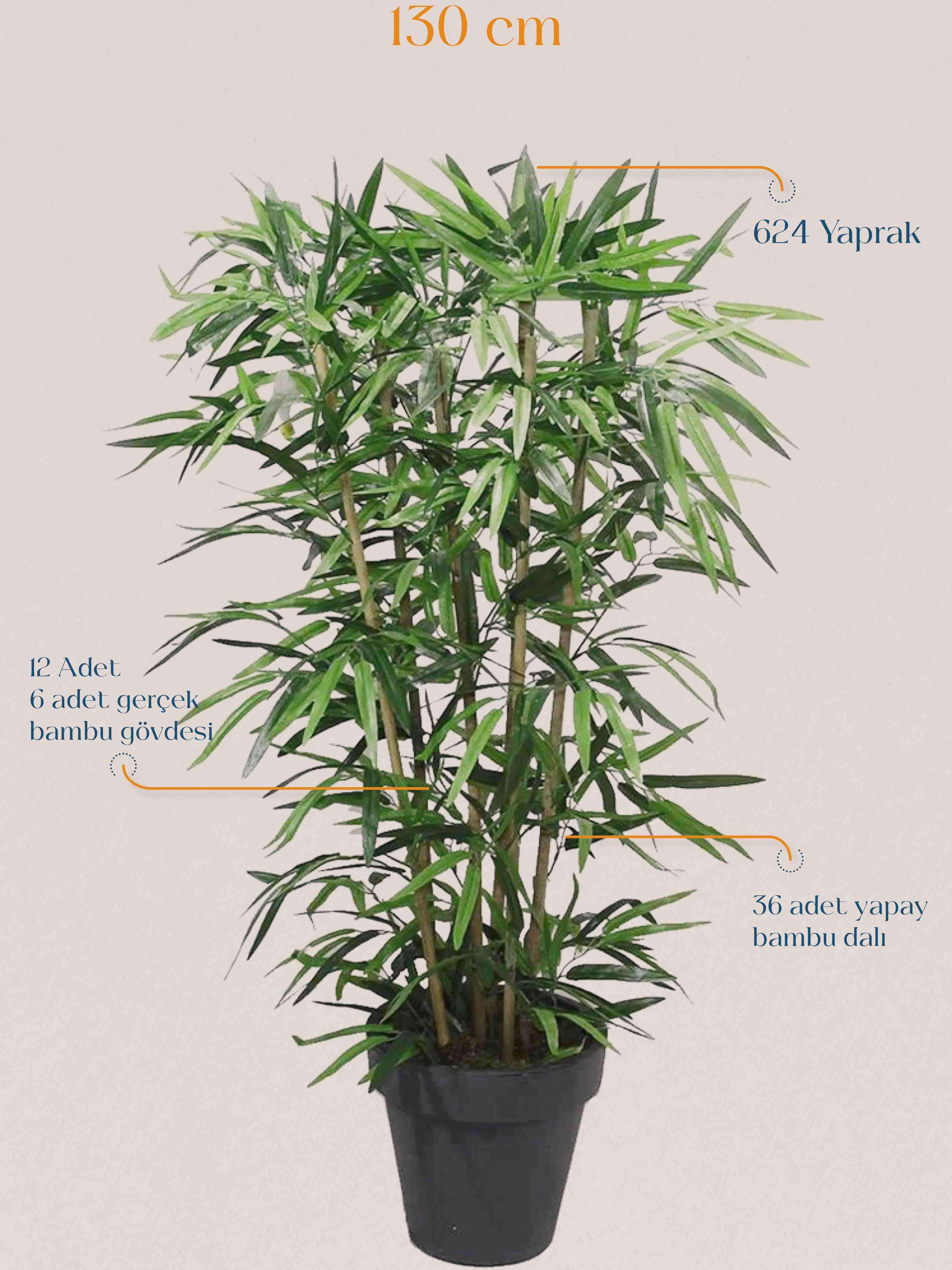 Yapay Bambu Ağacı 130 cm - Yapay Bambu Ağaçları