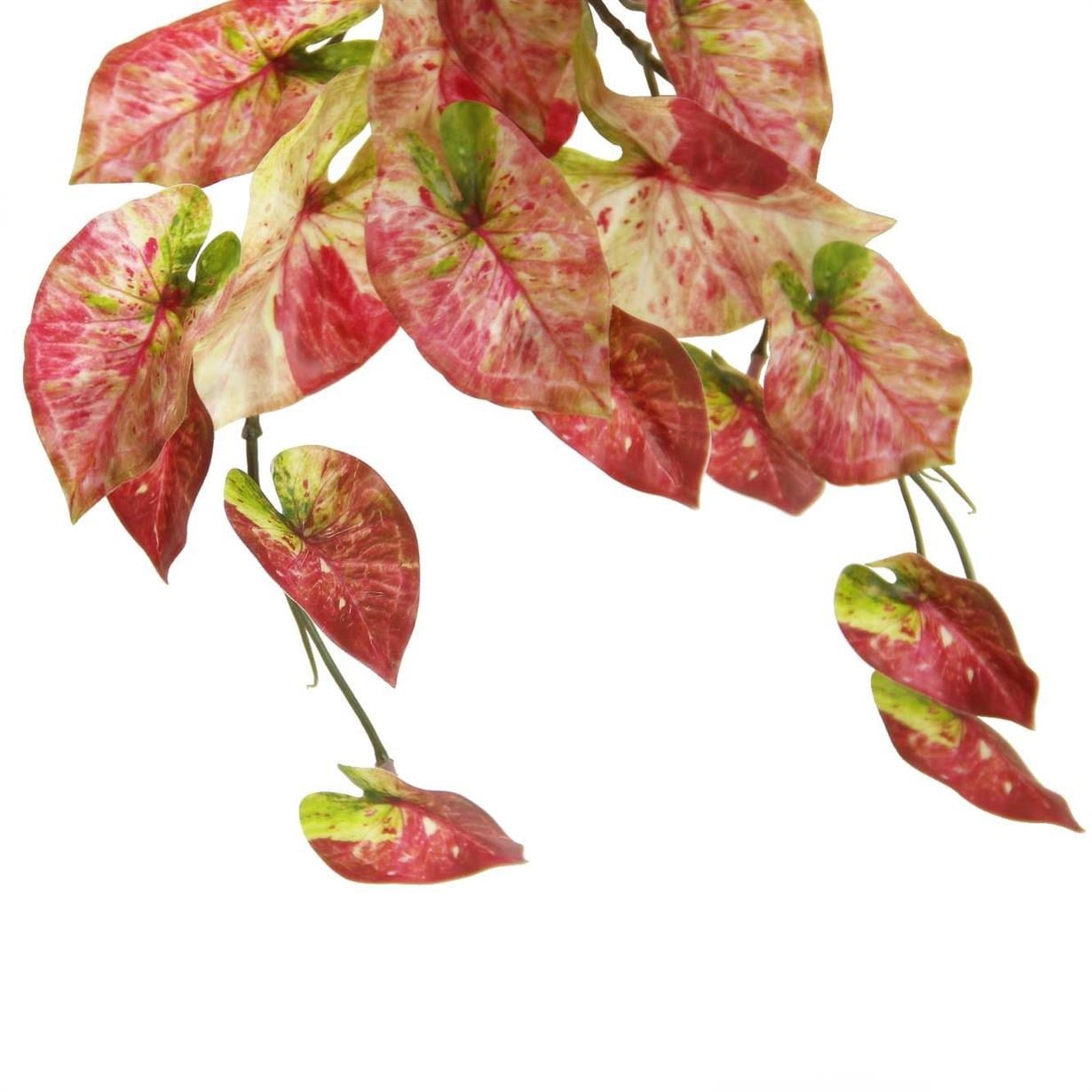 Yapay Caladium Sarmaşık Demet 40 cm - Yapay Sarmaşıklar