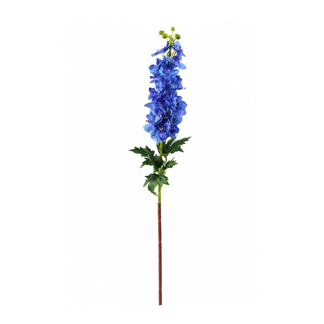Yapay Çiçek Delfinyum Koyu Mavi 80 cm - Yapay Çiçek Dalları ve Demetleri