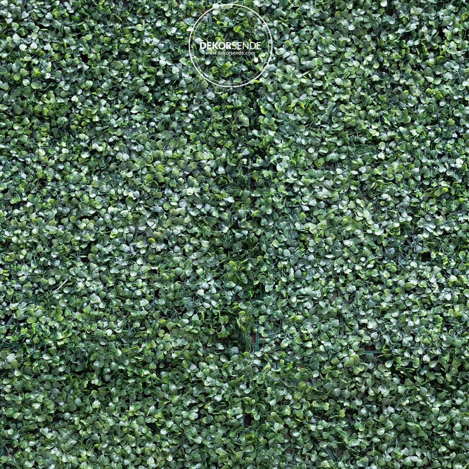 Yapay Çim Plaka Şimşir Model 2 40x60 cm Eko - Dikey/Yatay Bahçe Plakalar