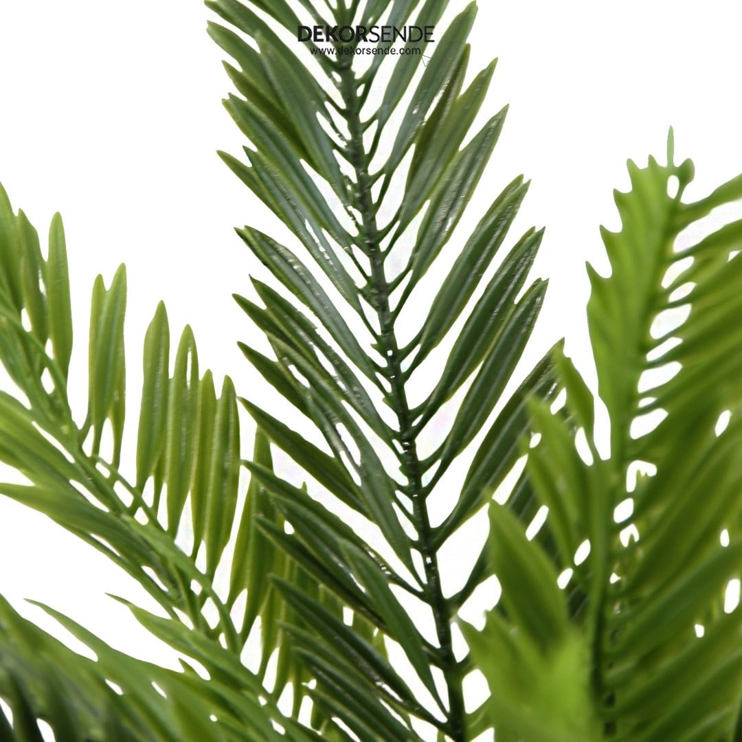 Yapay Cycas Demet Küçük Yeşil 45 cm - Yapay Yeşillik Demetleri