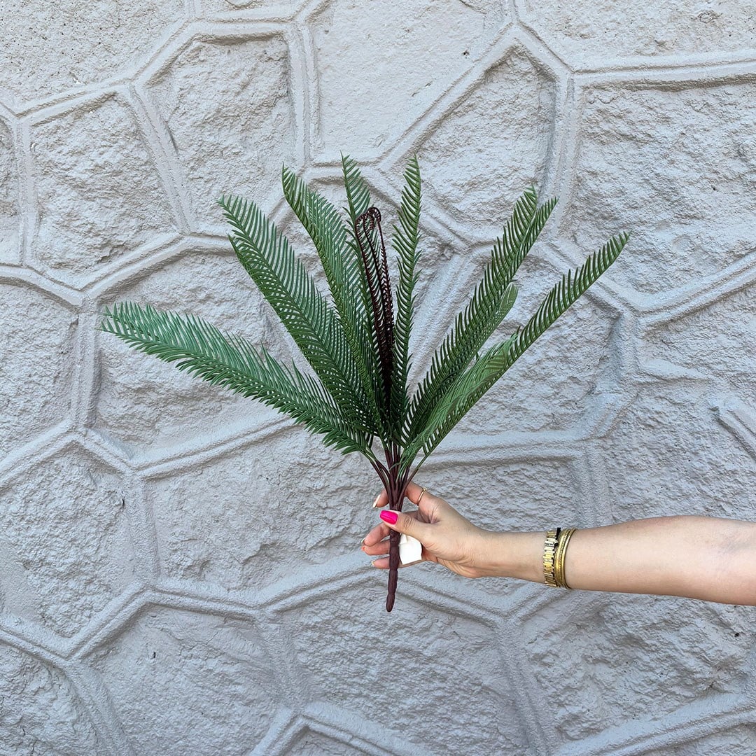 Yapay Cycas Demet Yeşil 60 cm - Yapay Yeşillik Demetleri