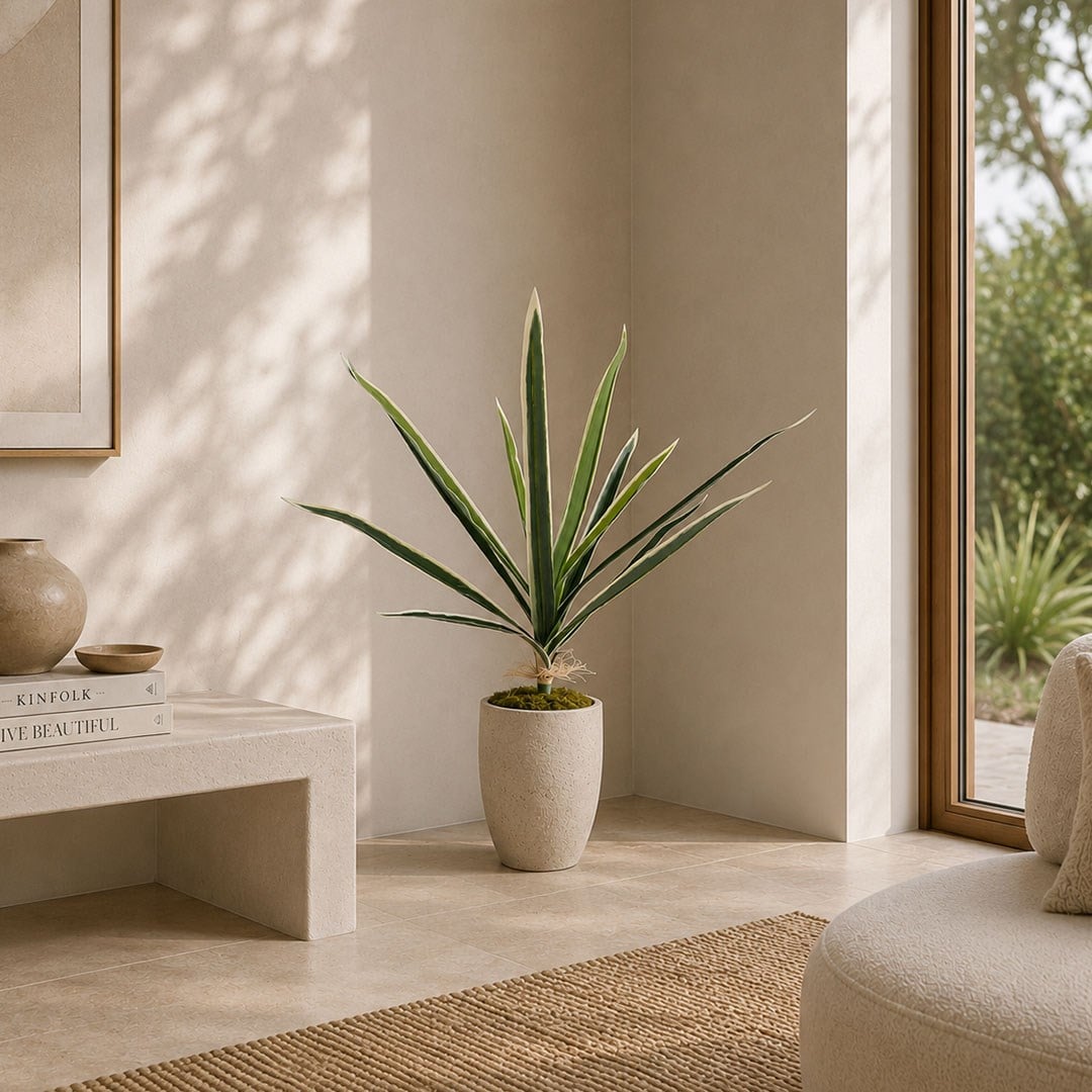 Yapay Dracena Demet Alacalı Yeşil 60 cm - Yapay Yeşillik Demetleri