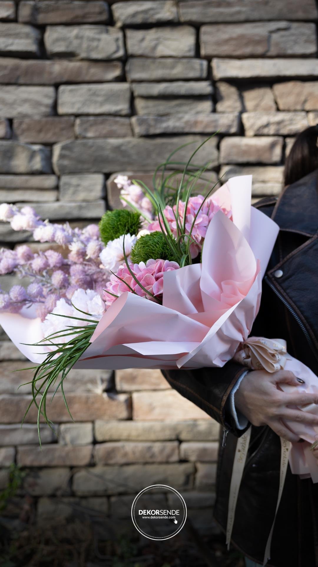 Yapay Greentrick Çiçek Dal Yeşil 55 cm - Yapay Çiçek Dalları ve Demetleri