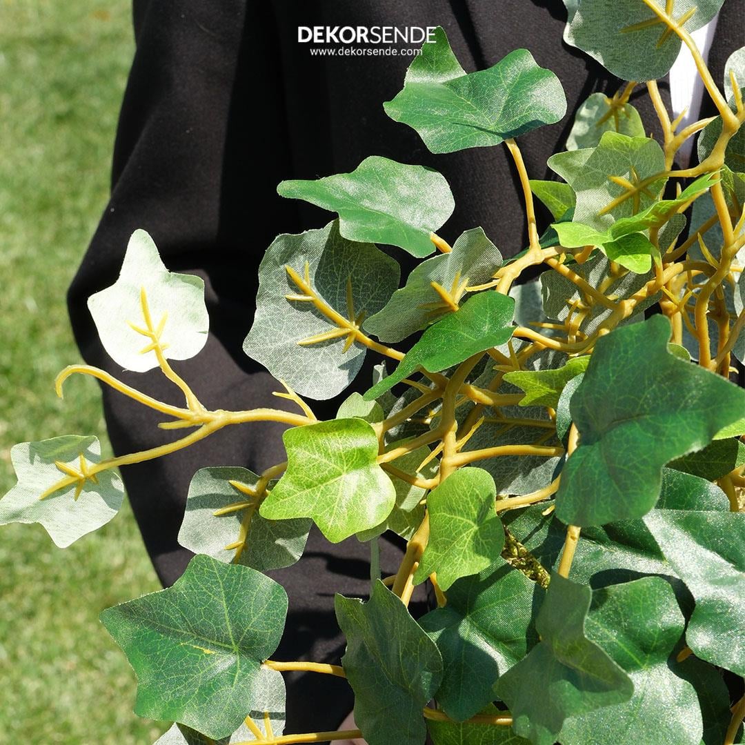 Yapay Hedera Sarkıt Sarmaşık Parlak 95 cm - Yapay Sarmaşıklar