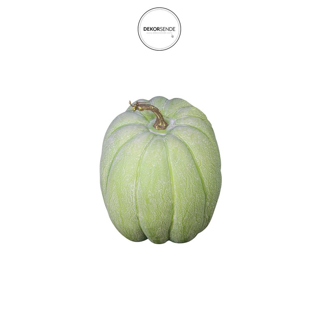 Yapay Kabak Orta Boy Yeşil 12 cm - Yapay Meyveler