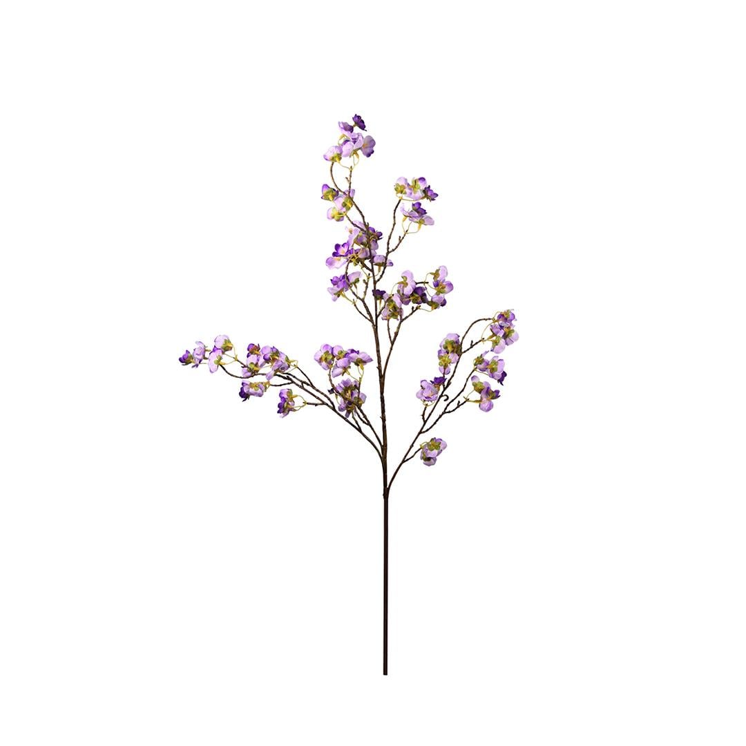 Yapay Kiraz (Sakura) Çiçek Dal Mor 65 cm - Yapay Çiçek Dalları ve Demetleri