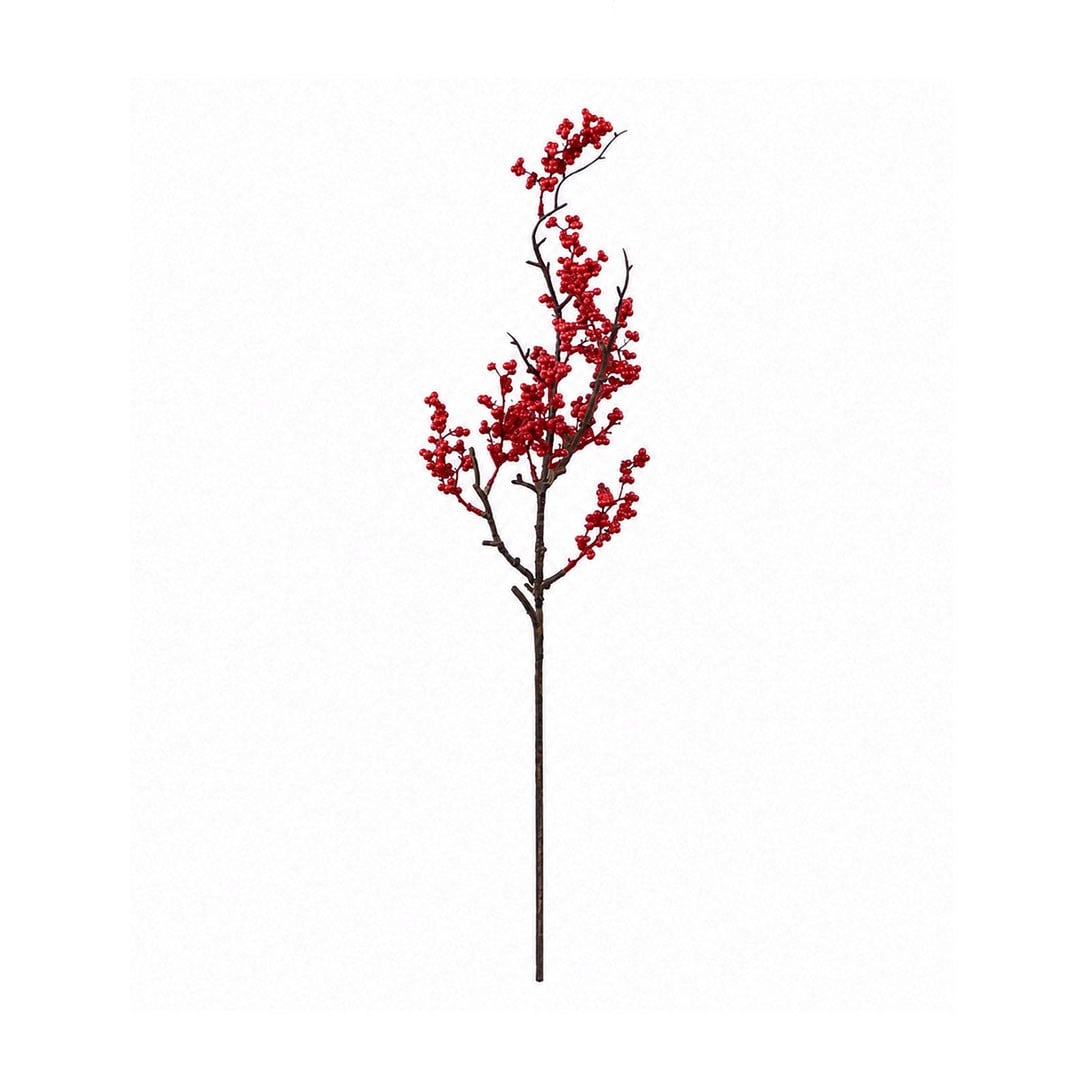 Yapay Kokina Dal Kırmızı 65 cm - Kategorisiz
