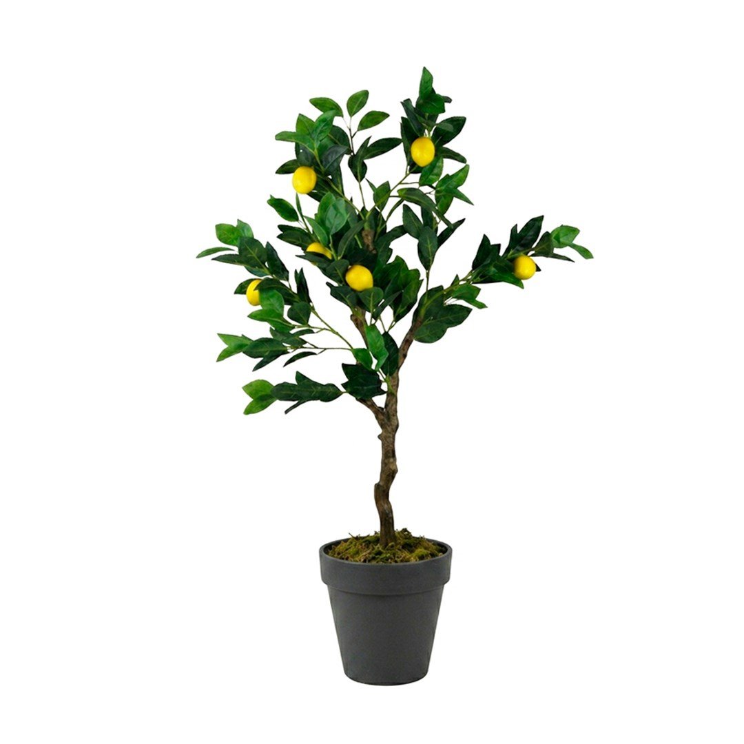 Yapay Limon Ağaç 7 Meyveli 100 cm - Yapay Meyveli Ağaçlar
