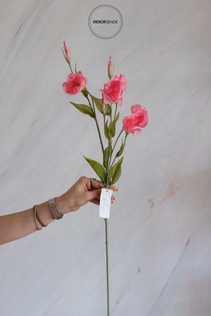 Yapay Lisyantus Dal Pembe - Yapay Çiçek Dalları ve Demetleri