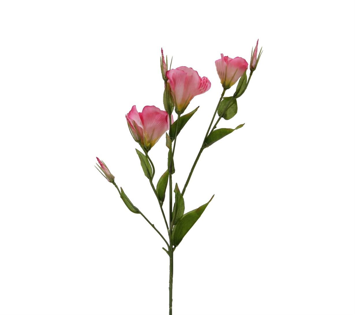 Yapay Lisyantus Dal Pembe - Yapay Çiçek Dalları ve Demetleri