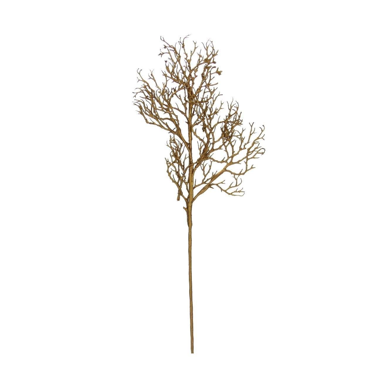 Yapay Mercan Dalı Bronz - Yapay Çiçek Dalları ve Demetleri